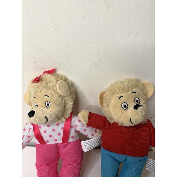 PBS Kids Berenstain Bears Family Plush Toy Set 2 Piece Brother and Sister - Picture 2 of 8